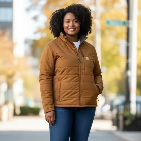 Carhartt Jackets & Blazers - Carhartt 105912 Women Rain Defender Relaxed  Lightweight Insulated Jacket XL‎